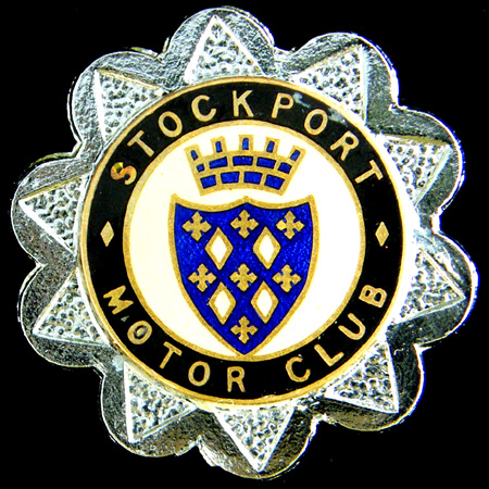 Stockport Motor Club lapel badge