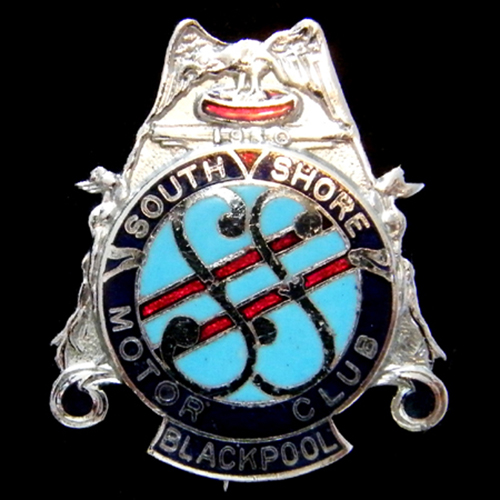 South Shore Motor Club Blackpool Lapel Badge