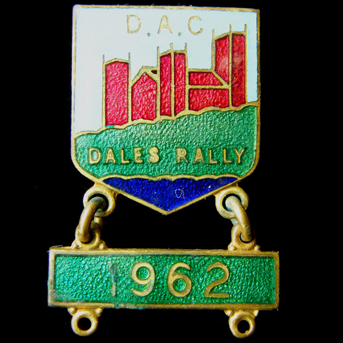 Dales Rally pin badge