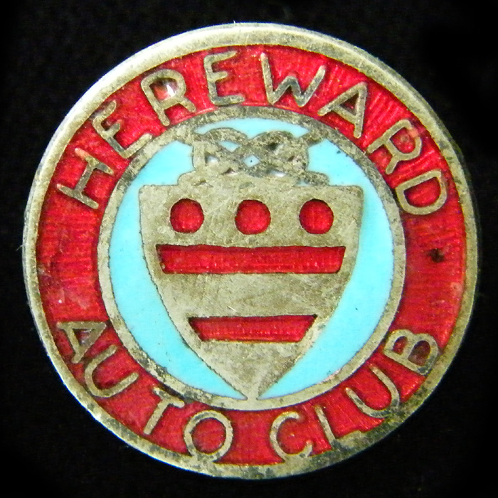 Hereward Auto Club pin badge