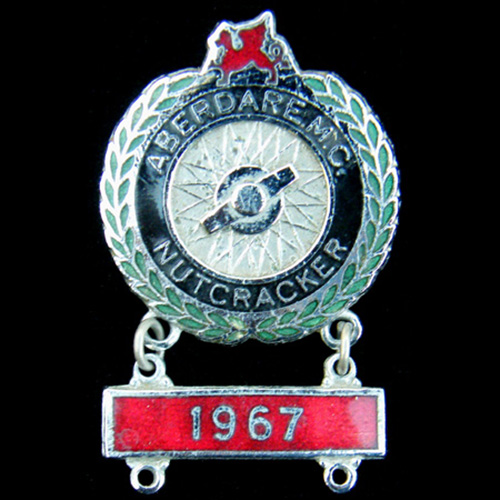 Aberdare Motor Club Lapel Badge Nutcracker Rally 1967 