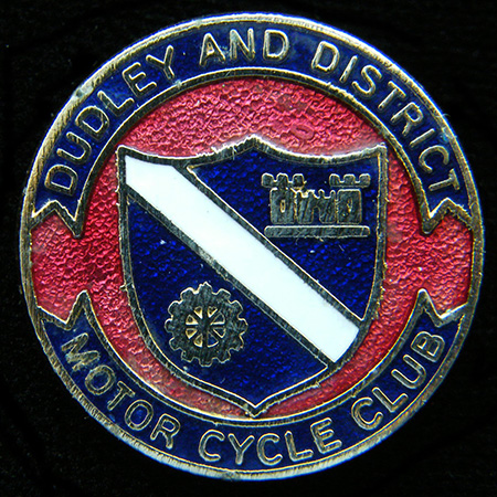 Dudley & District Motor Cycle Club lapel badge