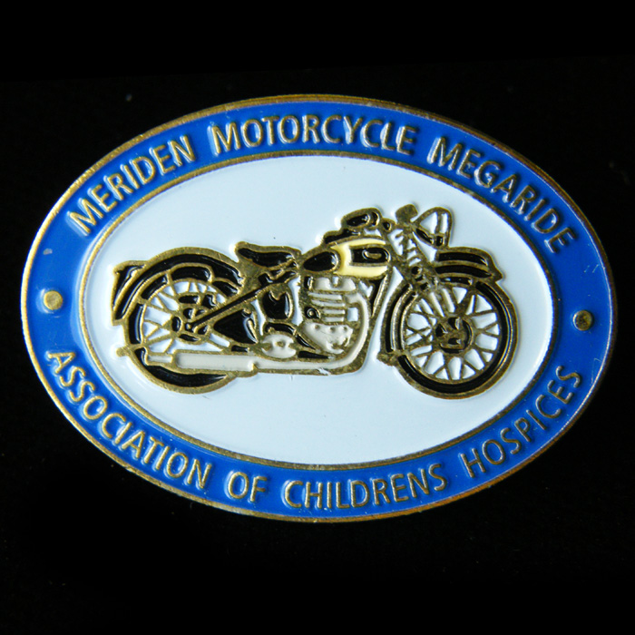 Meriden Motorcycle Megaride pin badge