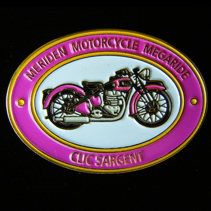 Meriden Motorcycle Megaride pin badge