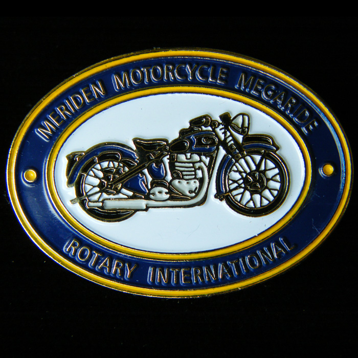 Meriden Motorcycle Megaride pin badge