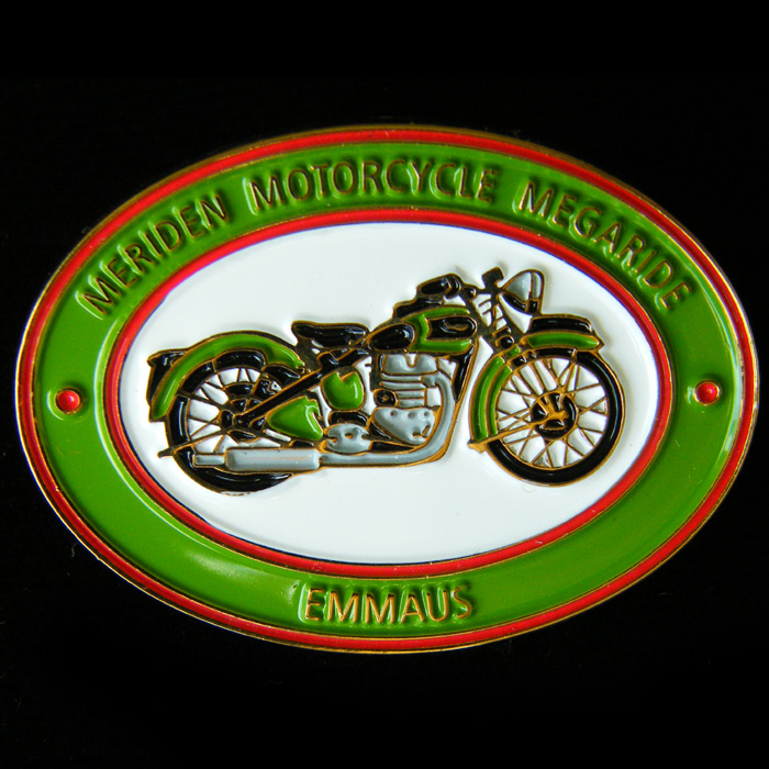 Meriden Motorcycle Megaride pin badge