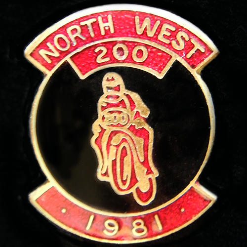 North West 200 pin badge