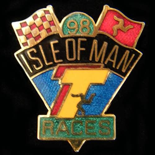 Isle of Man TT lapel badge