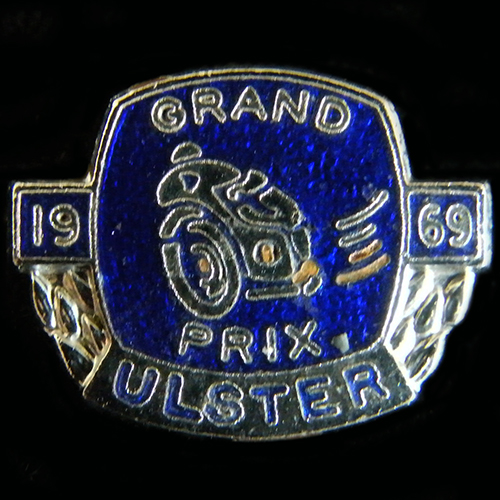 Ulster Grand Prix 1969 Lapel Badge