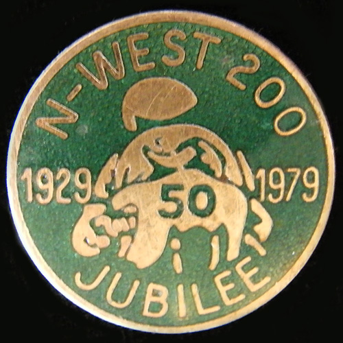 North West 200 pin badge