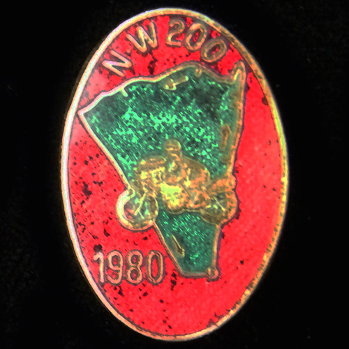 North West 200 pin badge