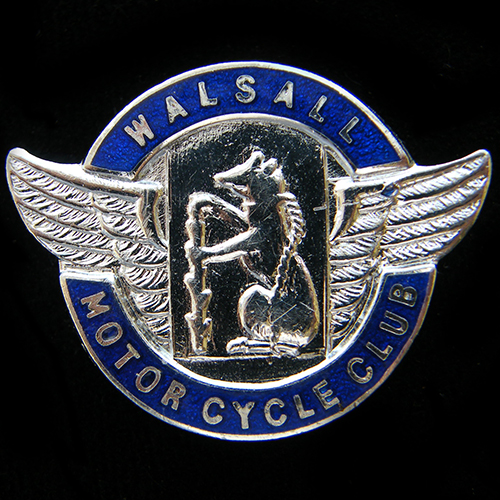 Walsall Motor Cycle Club Lapel Badge