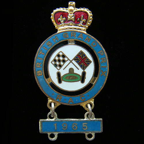 British Grand Prix (Car) lapel badge