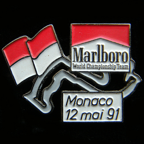 F1 Monaco pin badge