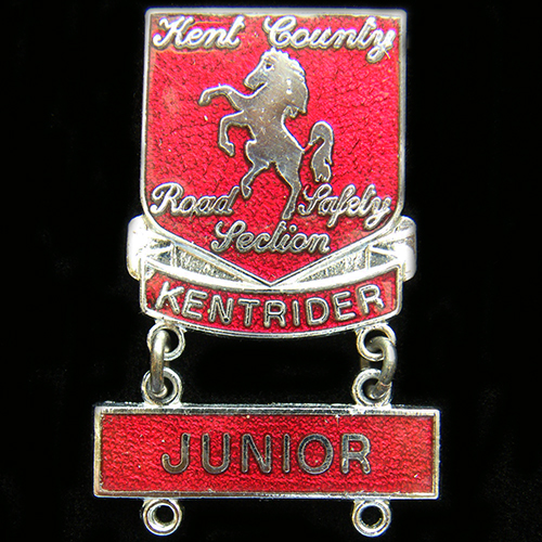 Kent County "Kentrider"  lapel badge