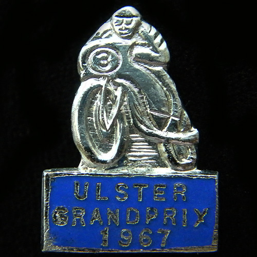 Ulster Grand Prix  Lapel Badge