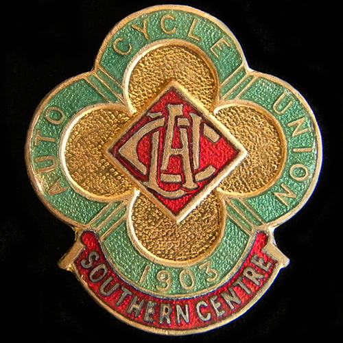 Auto Cycle Union Lapel Badge