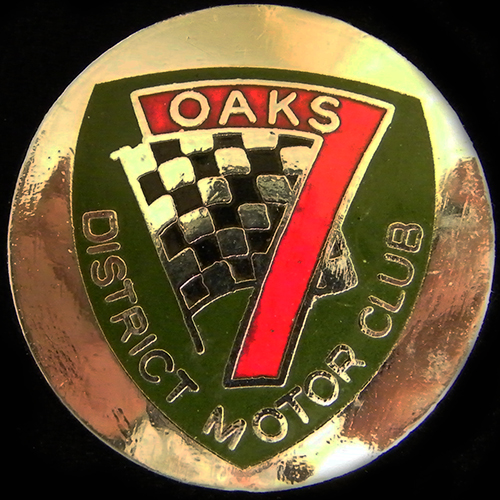 Seven Oaks District Motor Club Lapel Badge