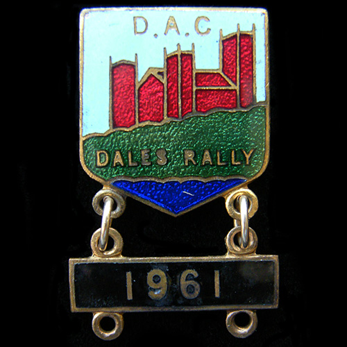 Dales Rally lapel badge