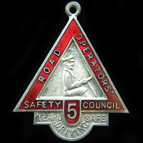 Road Operators Safety Council Lapel Badge / Medallion