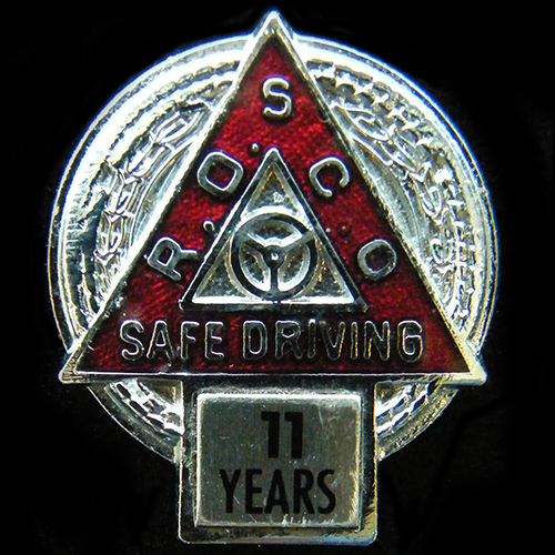 Road Operators Safety Council Lapel Badge / Medallion