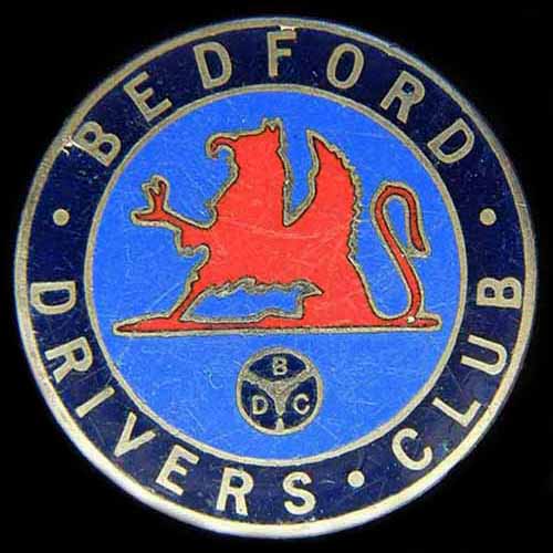 Bedford Drivers Club lapel badge
