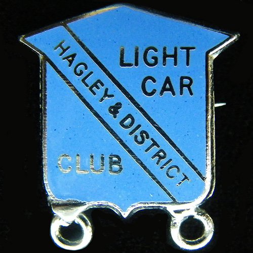 Hagley & District Light Car Club lapel badge