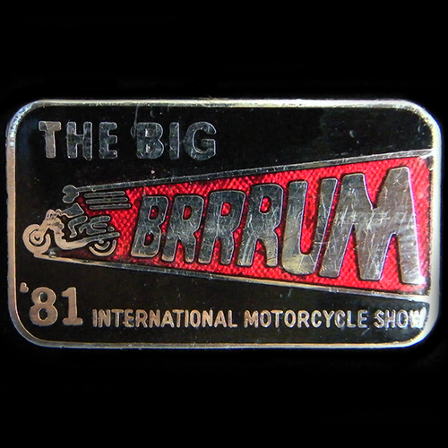 Big Brrrum Show pin badge