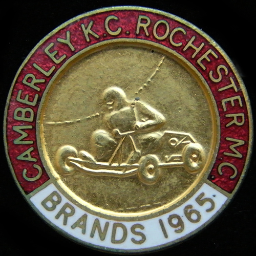 Camberley Kart Club lapel badge