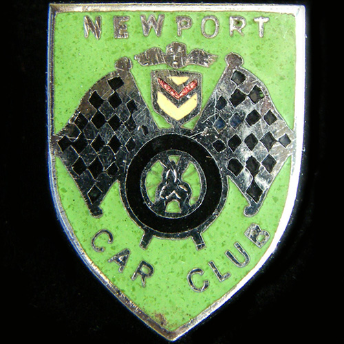 Newport Car Club pin badge