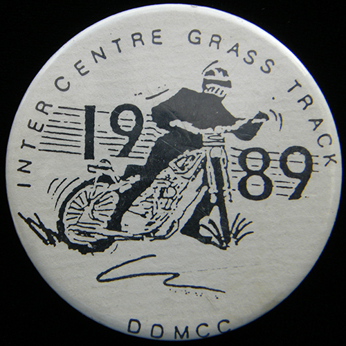 Grass Track Button badge