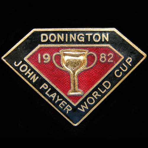 Donnington World Cup pin badge