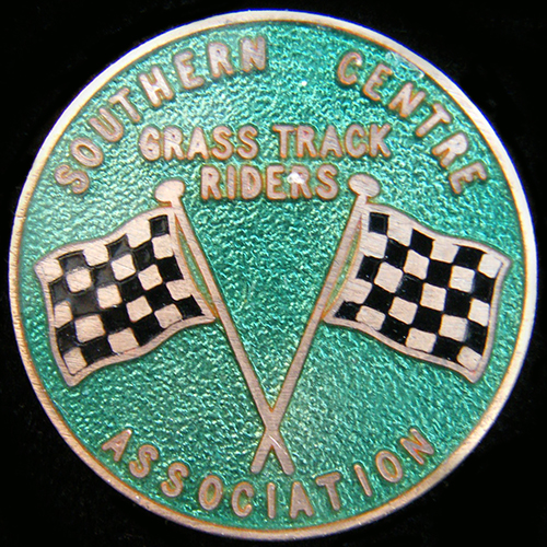 Grasstrack Club pin badge
