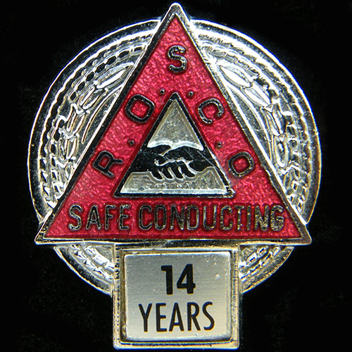 Road Operators Safety Council Lapel Badge / Medallion