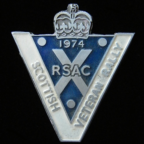 Scottish Veteran Rally badge