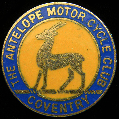 Antelope Motor Cycle Club Coventry Disc Badge 