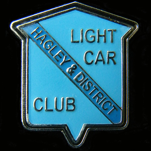 Hagley & District Light Car Club Butterfly fitting badge