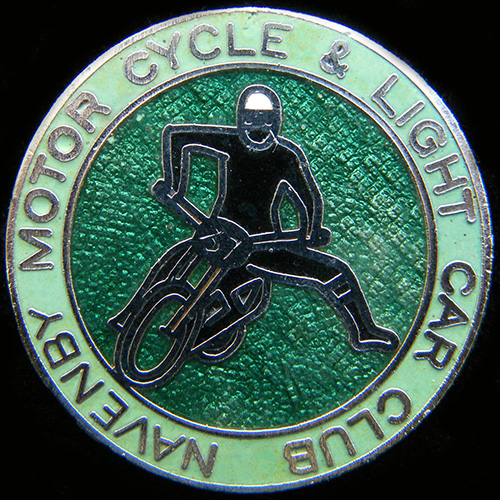 Navenby Motor Cycle & Light Car Club pin badge