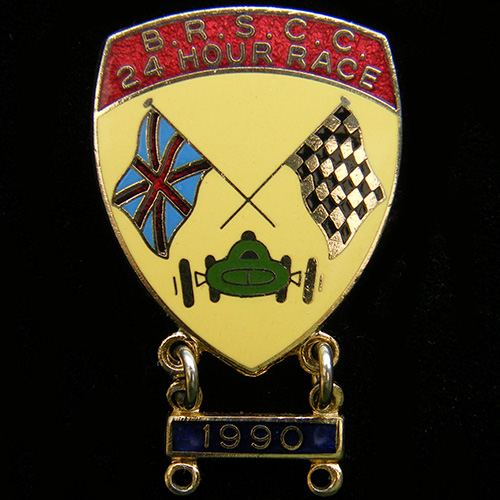 British Racing and Sports Car Club pin badge 