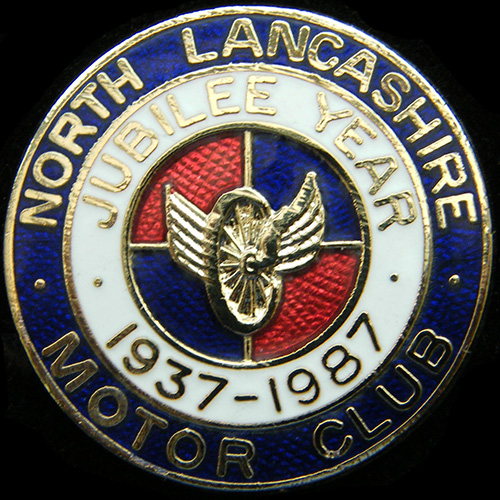 North Lancashire Motor Club lapel badge