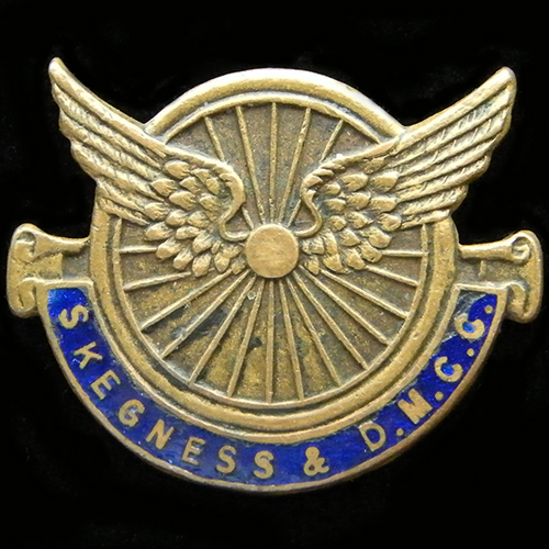 Skegness & District Motor Cycle Club lapel badge
