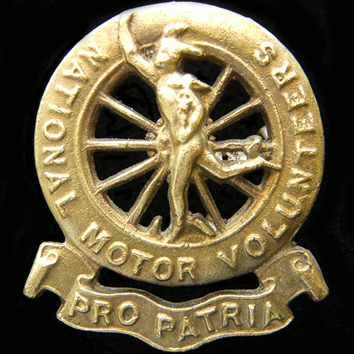 National Motor Volunteers Lapel Badge
