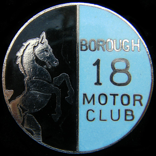Borough 18 Motor Club Badge (Kent)
