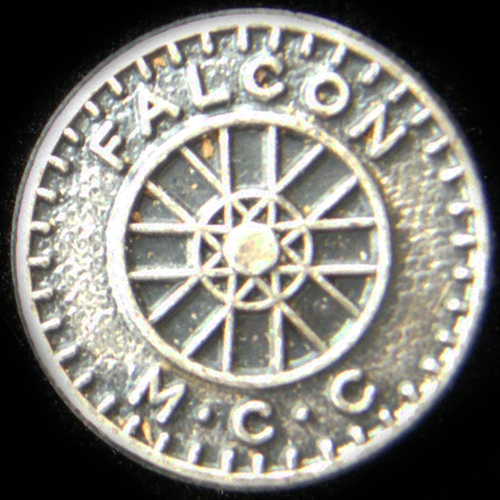 Falcon Motor Cycle Club pin badge