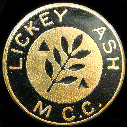 Lickey Ash Motor Cycle Club pin badge