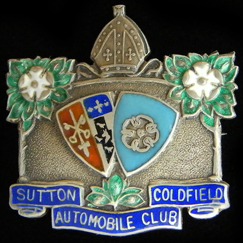 Sutton Coldfield Automobile Club Lapel Badge