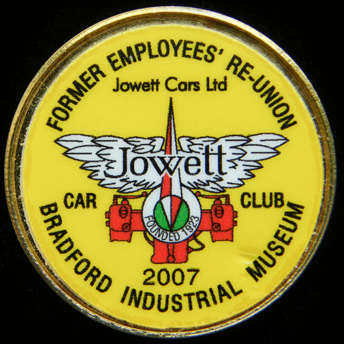 Jowett Car Club lapel badge