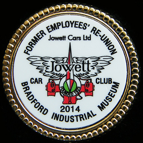 Jowett Car Club lapel badge