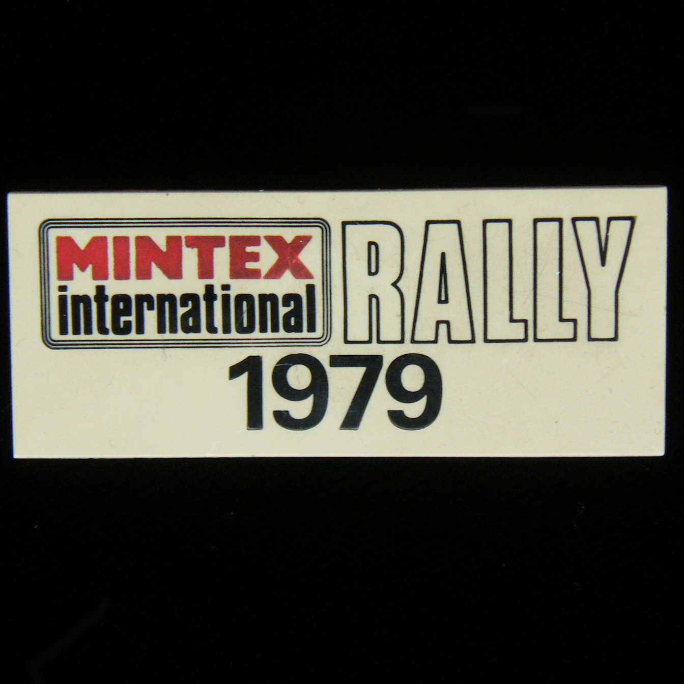 Mintex Rally pin badge