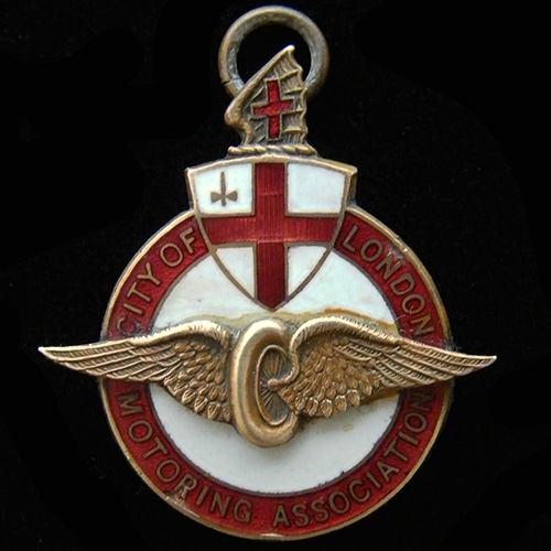 City of London Motoring Association Medallion